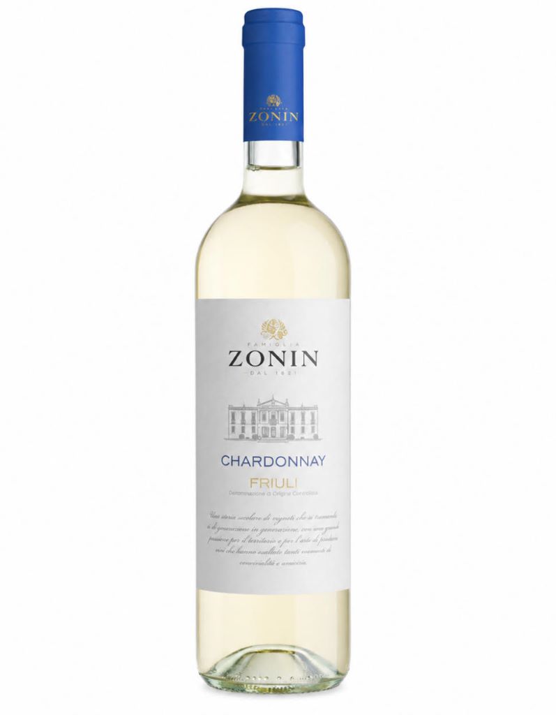 Вино Zonin Chardonnay Friuli DOC бел сух 0,75 Нов