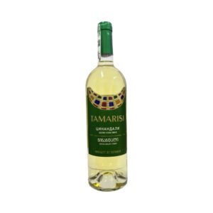 Вино TAMARISI Цинандали бел.сухое 0.75