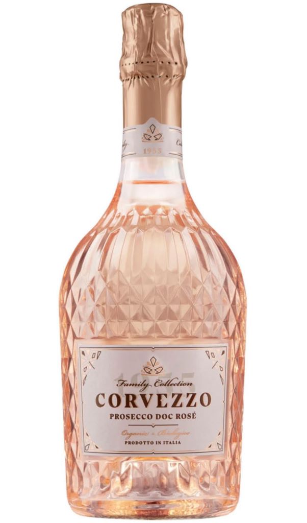Вино игристое Corvezzo Organic Prosecco Doc Rose Millesimato 0.75
