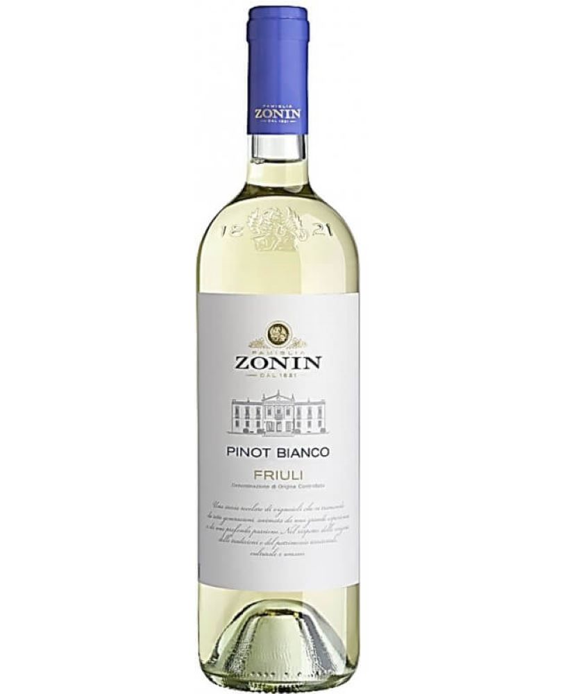 Вино Zonin Pinot Bianco Friuli DOC бел сух 0,75