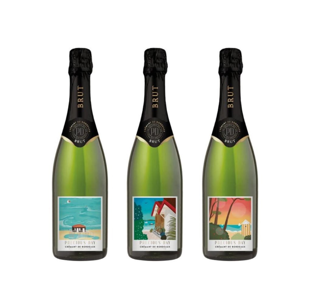 Вино Precious day Cremant de Bordeaux Brut игр.бел/сух.0,75л