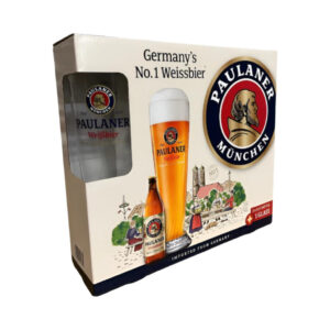 Пиво PAULANER CB Fan WEISSBIER свет.нефильтр.пастер.1.5л ж/б + бокал в подарок (Мультипак)