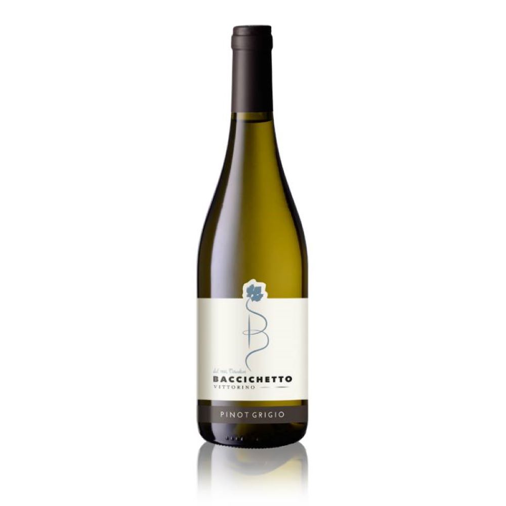 Вино BACCICHETTO VITTORINO PINOT GRIGIO DOC FRUILI белое сухое 0.75