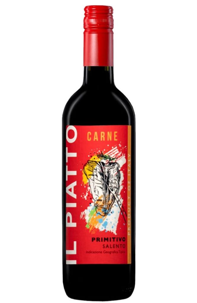 Вино IL PIATTO PRIMITIVO IGT SALENTO красное сухое 0.75