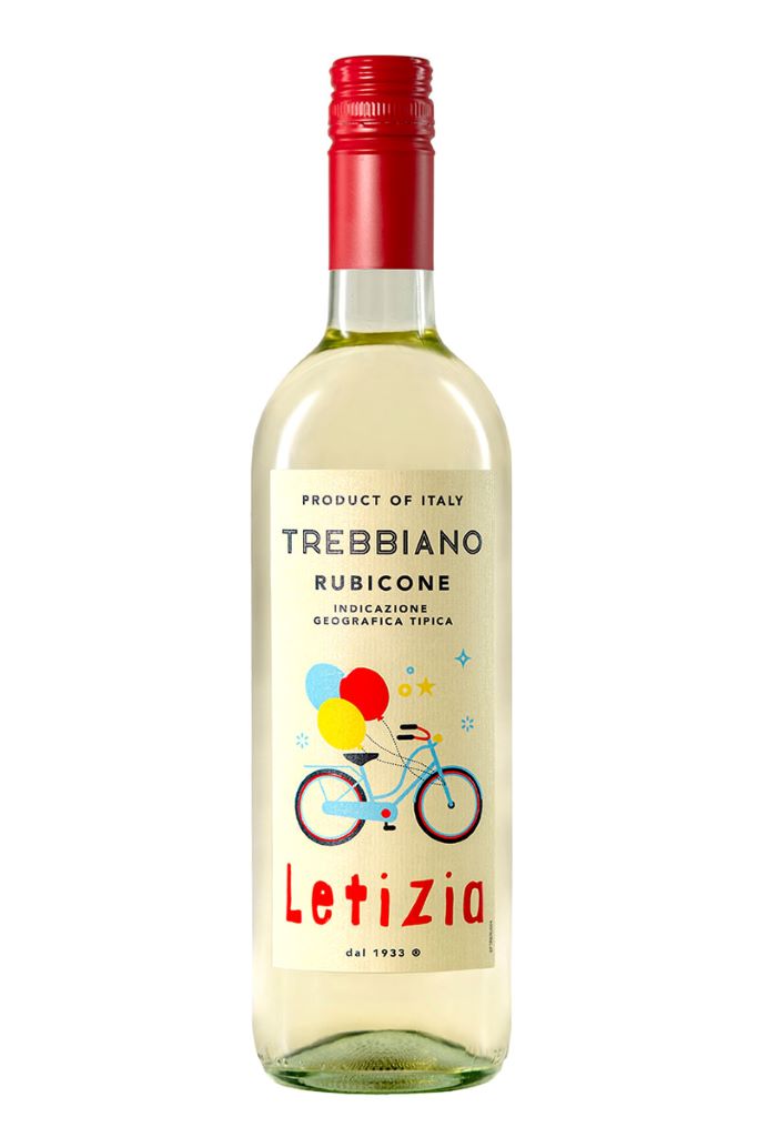 Вино LETIZIA TREBBIANO IGT RUBICONE бел.п/сл 0.75
