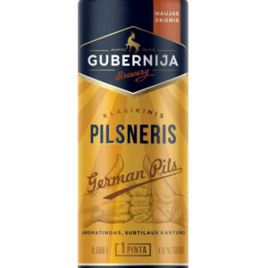Пиво GUBERNIJA PILSNERIS 0.568 л ж/б