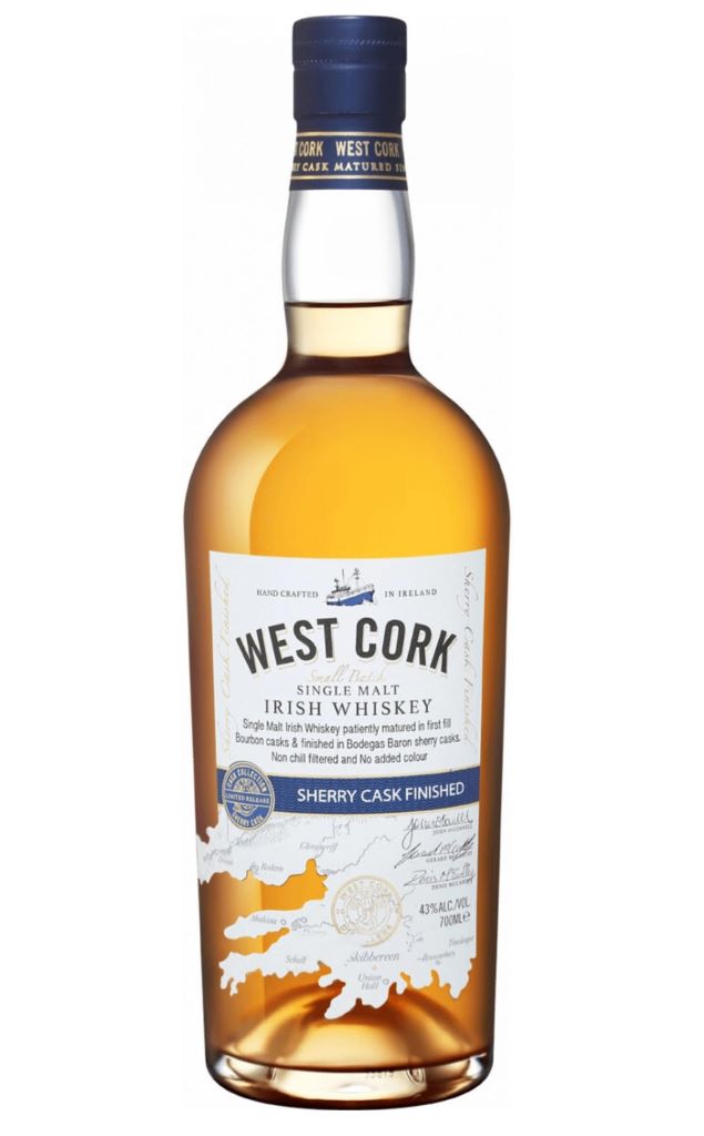 Виски West Cork Single Malt Bourbon Cask 0,7л