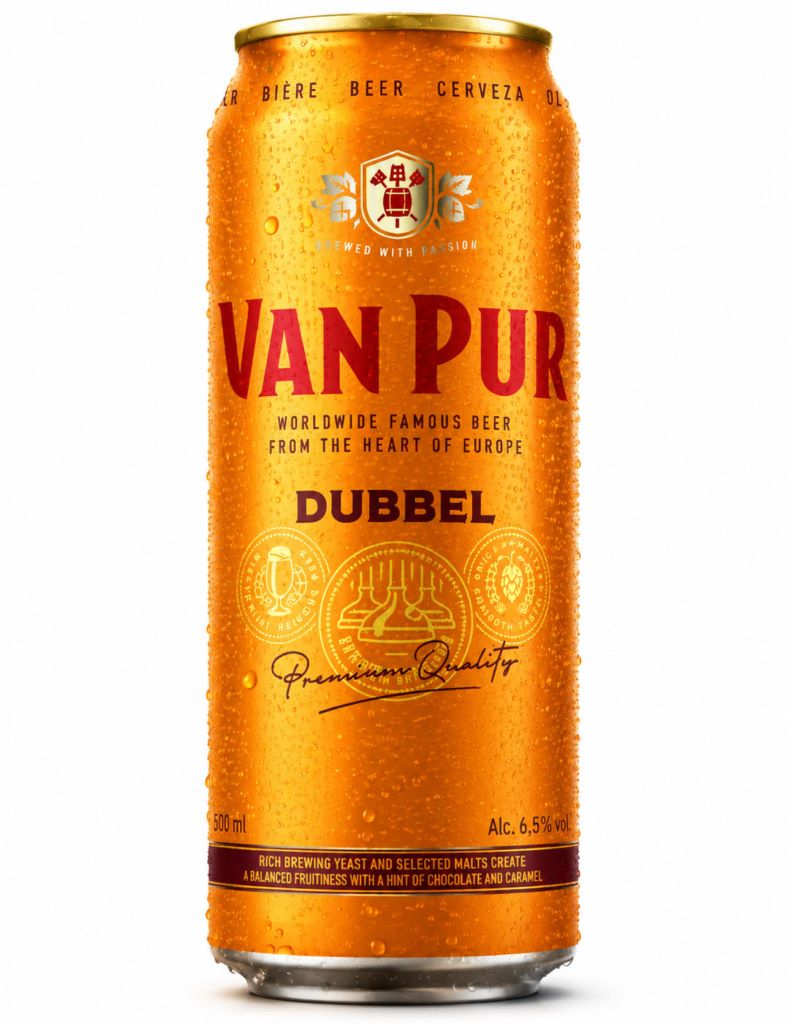 Пиво VAN PUR DUBBEL ж/б 0.5