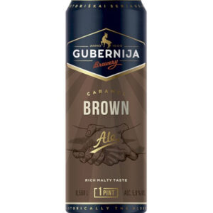Без/алк.пиво GUBERNIJA Brown Ale 0.5 ж/б