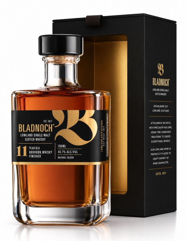 Виски Bladnoch 11 РО Bourbon Matured Gift Box 0.7л