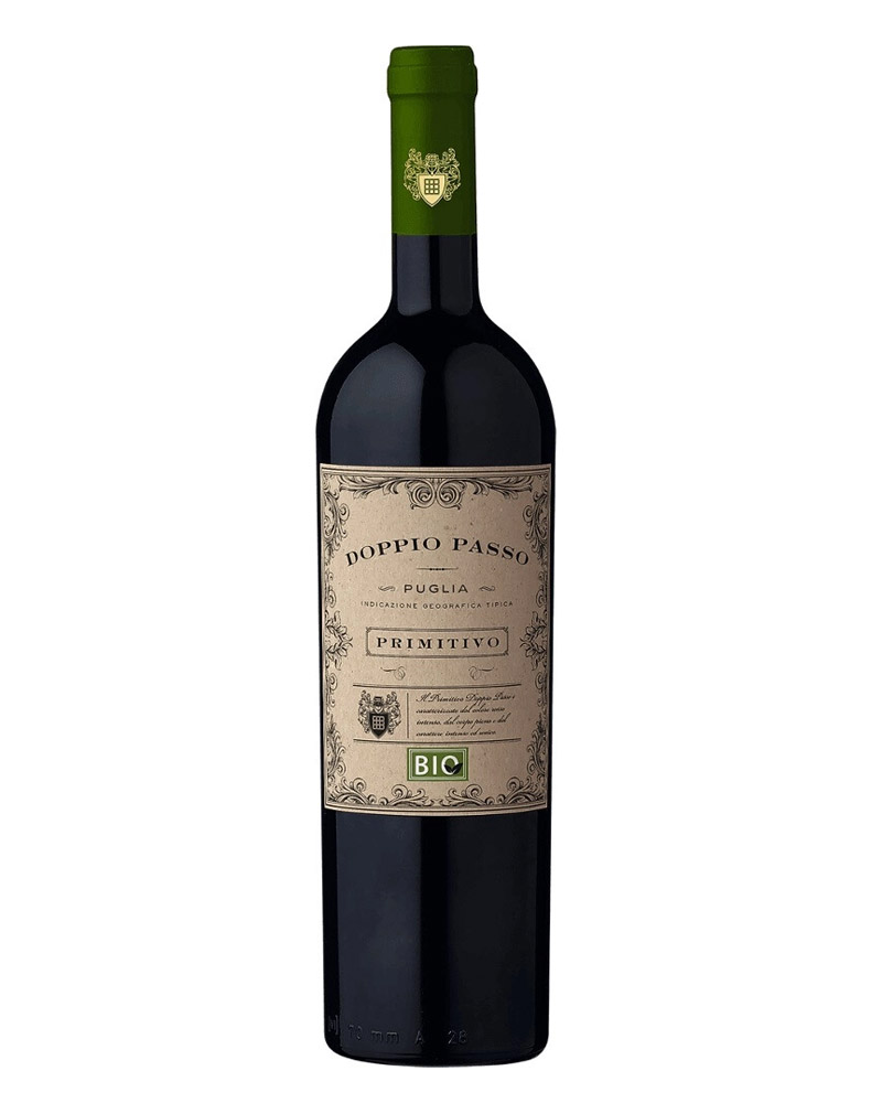 Вино Doppio Passo Primitivo Bio кр.п/сл 0.75 Новый