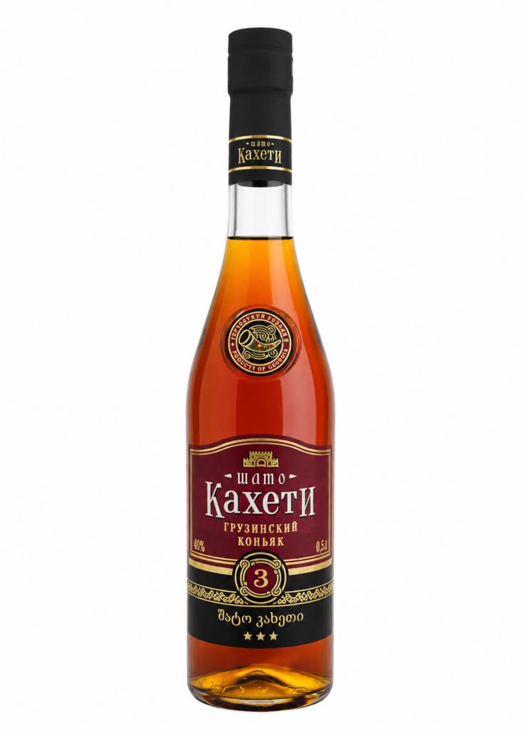 Коньяк Шато Кахети 3 года 0.5