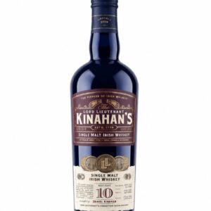 KINAHANS SINGLE MALT 10 YEAR OLD IRISH WHISKEY 46% ABV 0,7