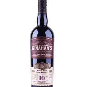 KINAHANS SINGLE MALT 10 YEAR OLD IRISH WHISKEY 46% ABV 0,7