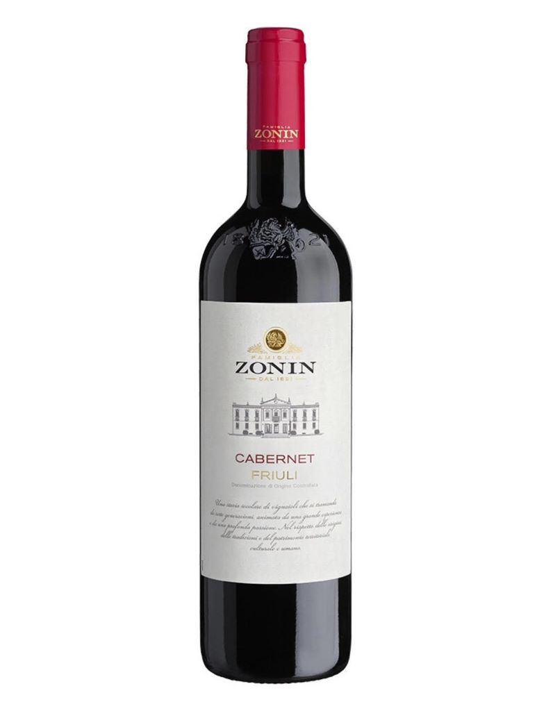 Вино Zonin Cabernet Friuli DOC кр.сух 0,75 Новый