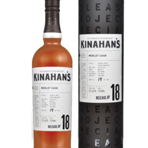 KINAHANS SPECIAL RELEASE PROJECT IRISH WHISKEY No.18 Merlot 55% ABV 0,7