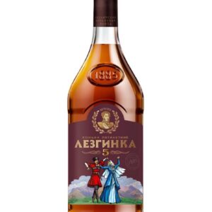 Коньяк пятилетний "Лезгинка" (Медиум)  0,5