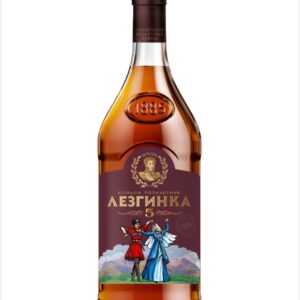 Коньяк пятилетний "Лезгинка" (Медиум)  0,5