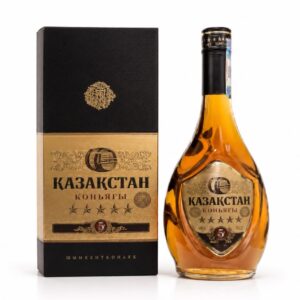Казахстан коньяк сув. в коробке***** 0,5 (5 летний)