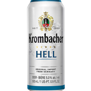 Пиво Krombacher Hell светл.фильтр.0.5л.ж/б