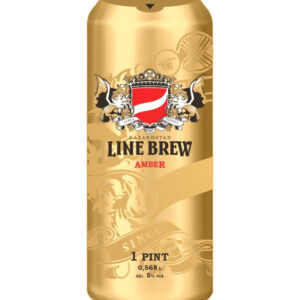 Пиво Line Brew AMBER баночное пиво 0,568