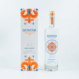 ДОСТАР ДЕЛИКАТ (DOSTAR DELICATE) в подарочной упаковке водка 0,7