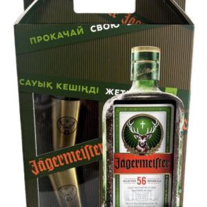 Ликер Jagermeister ПУ 0,7л с 2 шотами