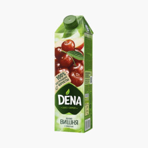 Нектар DENA Яблочно-вишневый с мякотью 1.0