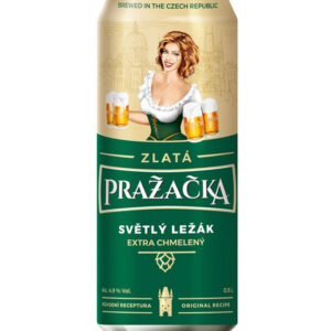 Пиво PRAZACKA ZLATA  0,5 л ж/б