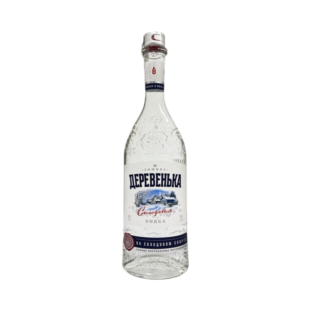 Водка Деревенька Солодовая 0,5л