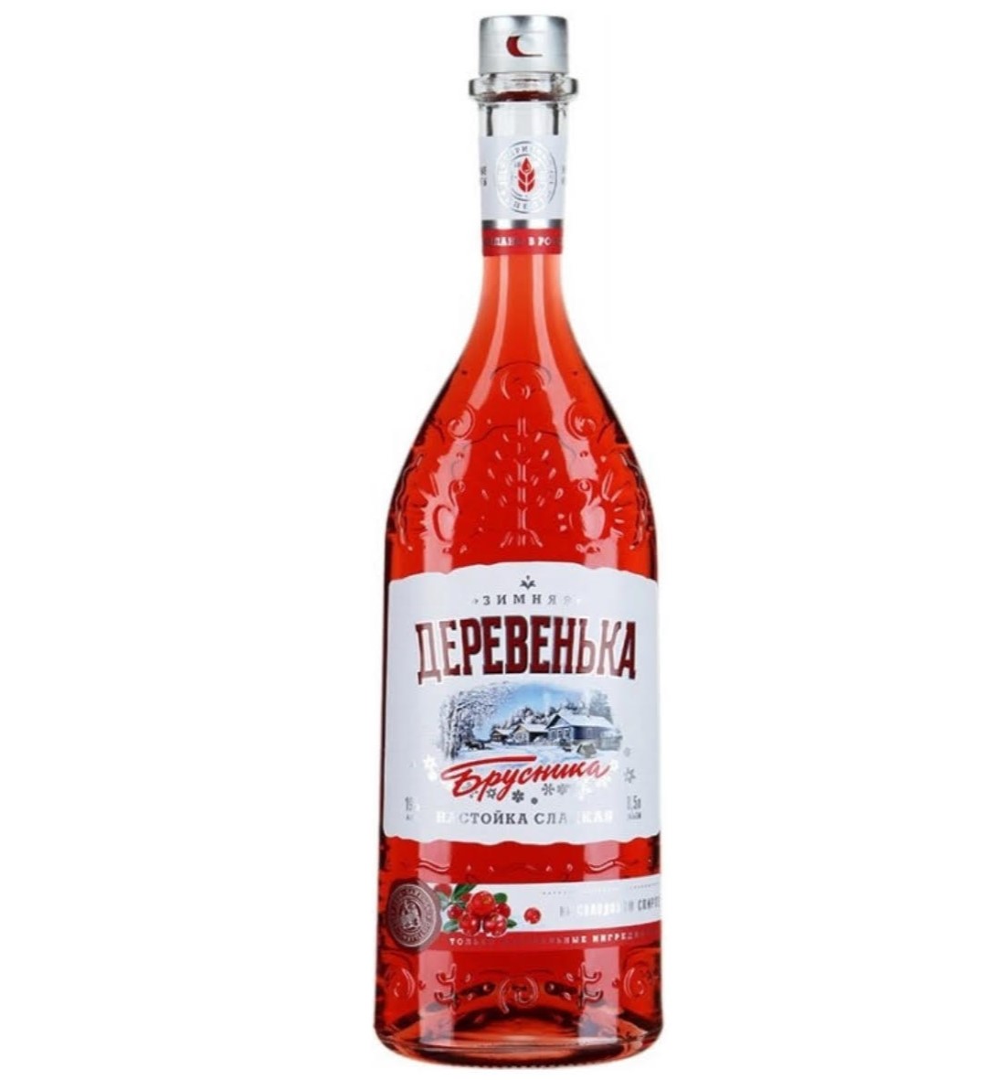 Настойка Деревенька Брусника 0,5л
