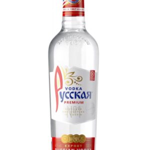 Водка Русская на спирте Альфа (Russkaya with Alpha grade spirit) 0,5л Новый