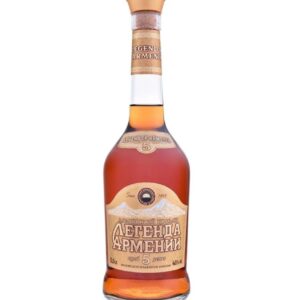 Коньяк Легенда Армении 5 лет 0.5л Новый