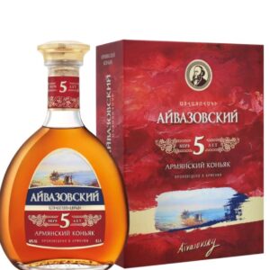 АЙВАЗОВСКИЙ АРМЯНСКИЙ КОНЬЯК 5* 0,5 в подарочной упаковке