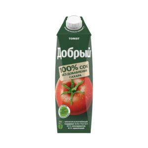 Добрый Сок томатный с солью 100% ДП 1л. (819408)