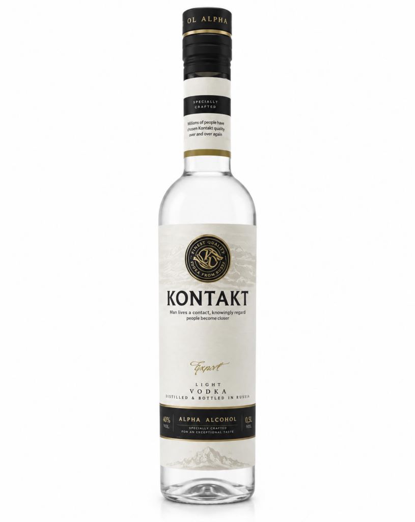 Водка Kontakt Light 38% (0.5L)
