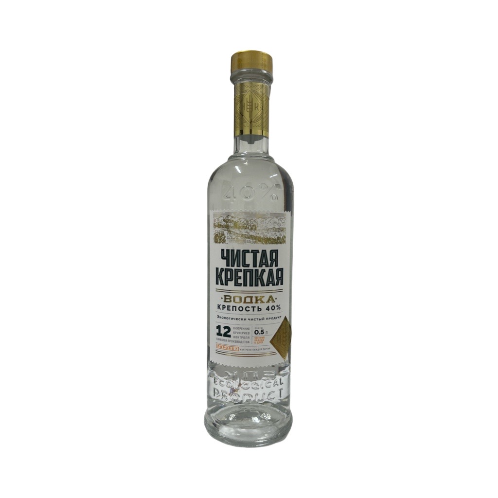 Водка Чистая Крепкая 40% (0,5L)
