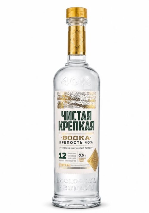 Водка Чистая Крепкая 40% (0,5L)
