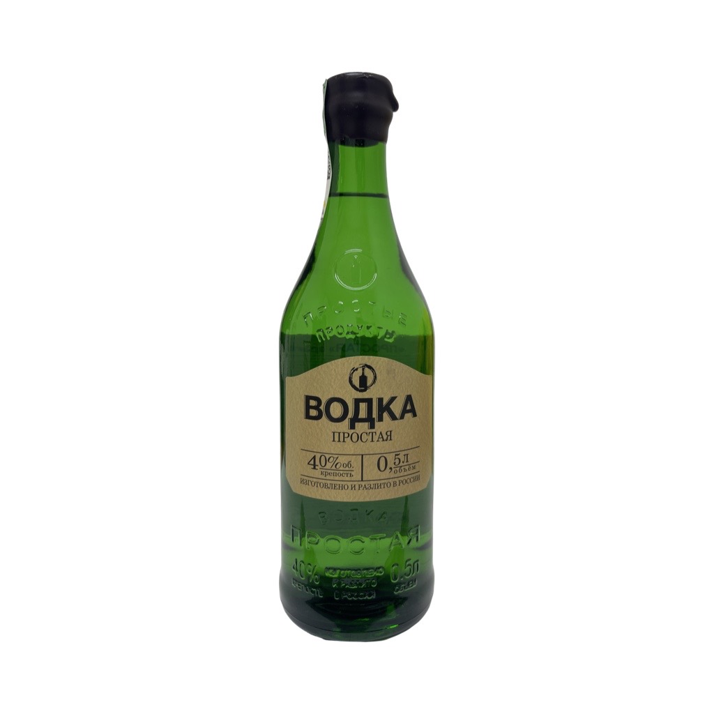 Водка Простая 40% (0,5L)