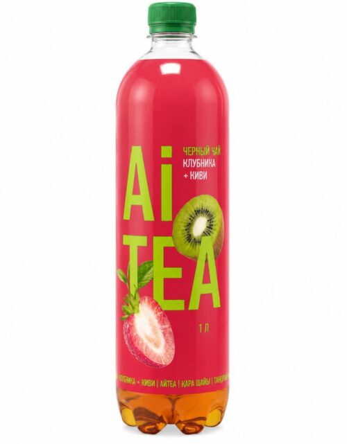 Напиток Ai Tea черный чай Клубника-Киви (1L)