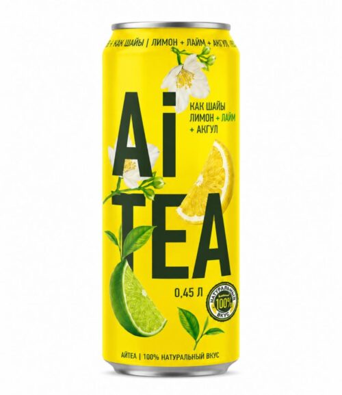 Напиток Ai Tea Зеленый чай Лимон-Лайм-Жасмин (1L)