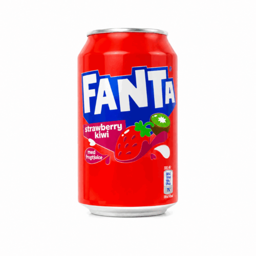 Fanta Strawberry & Kiwi, can (0.33L)