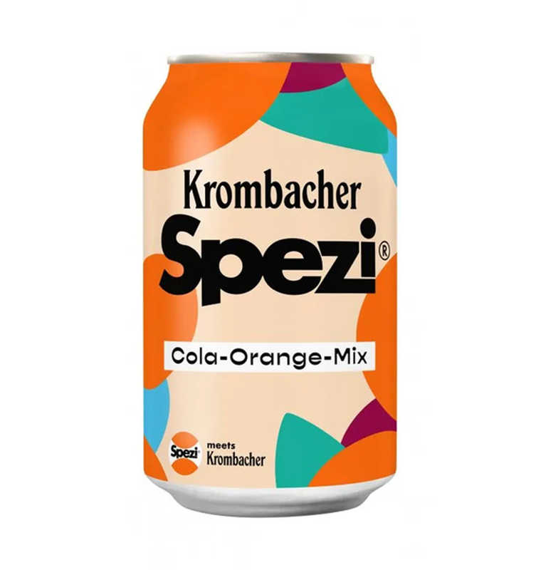 Spezi Krombacher, Cola-Orange-Mix, in can (0.33L)