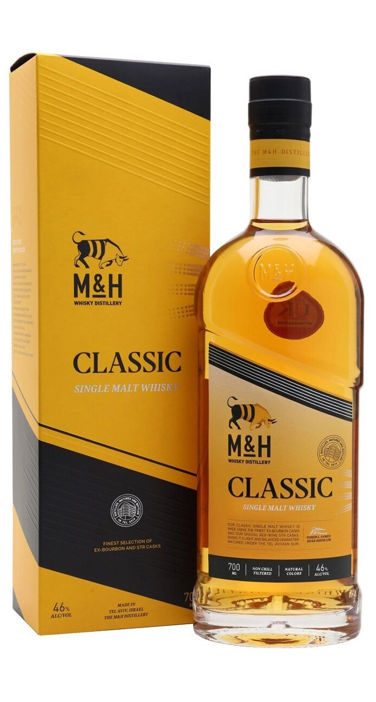 Виски M&H Classic 46% in Box (0.7L)