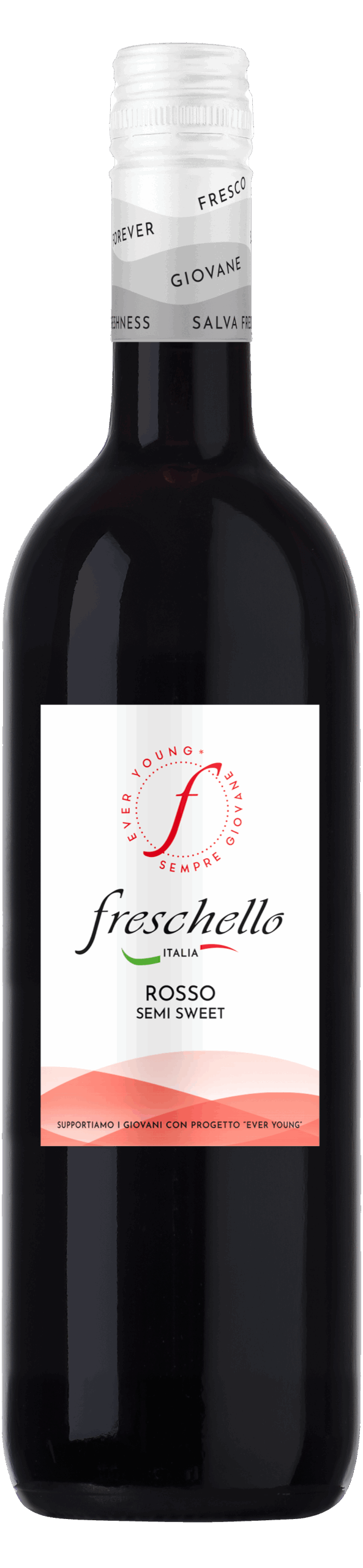 Вино Freschello Rosso 10.5% (0.75L)