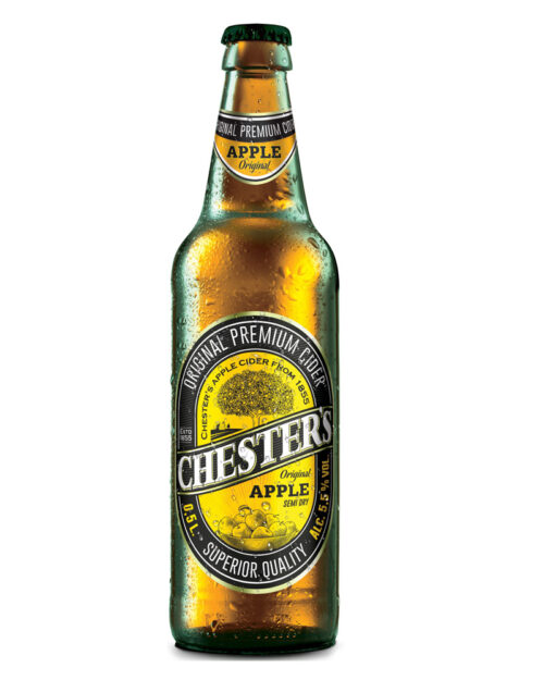 Пивной напиток Chester`s Apple Semi Dry 5% Glass (0,45L)