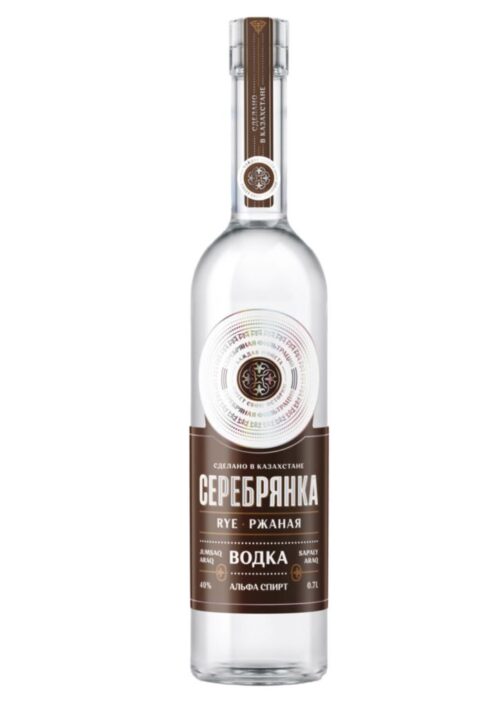 Водка Серебрянка RYE 40% (0.7L)