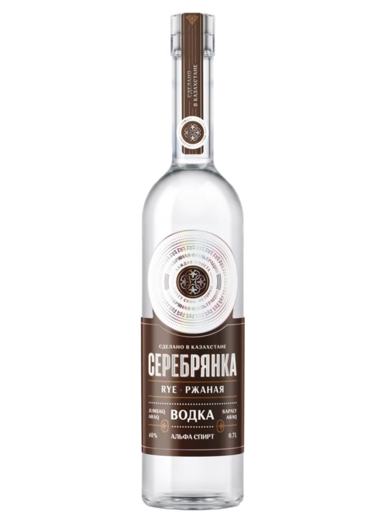 Водка Серебрянка RYE 40% (0.7L)