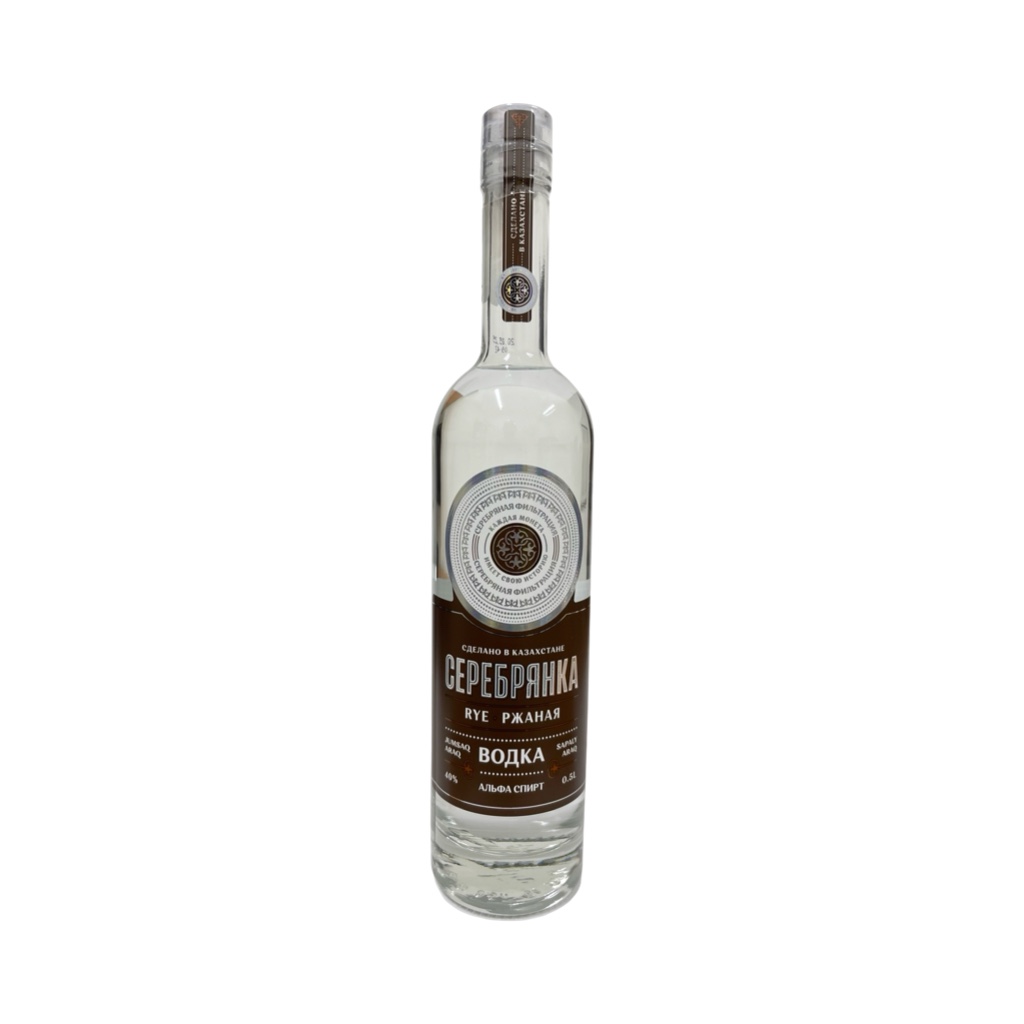 Водка Серебрянка RYE 40% (0.5L)