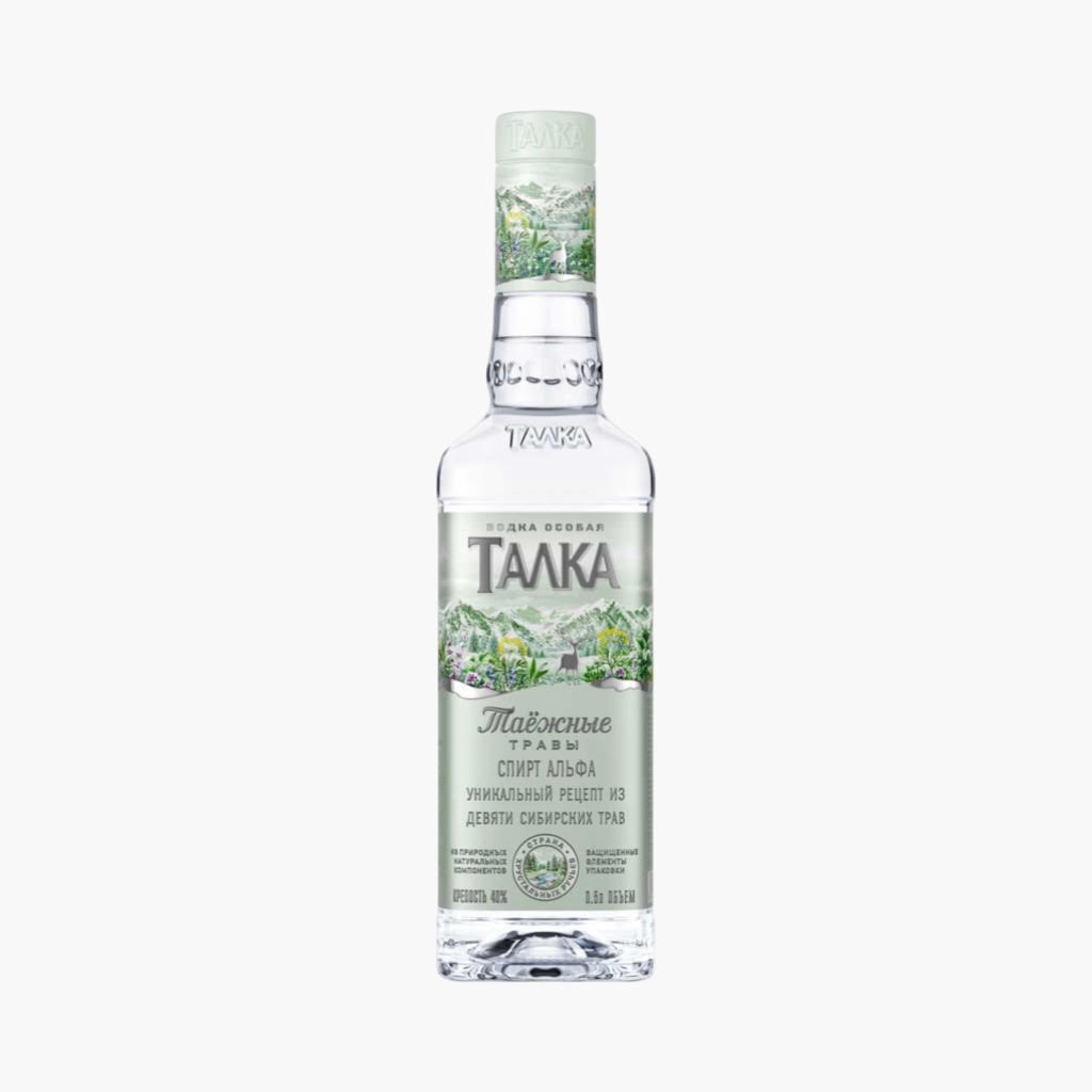 Водка Талка Таежные Травы 40% (0.5L)